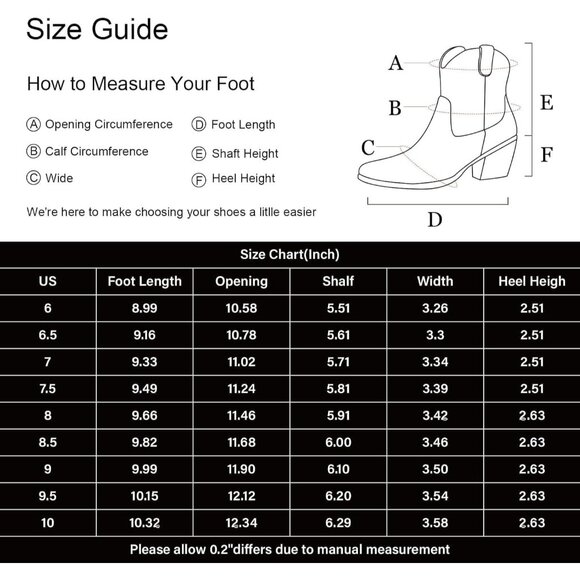 Women Black-ankle Rhinestone Mid Calf Pointed Toe Pull-On Sparkly Block Heel - Picture 6 of 6